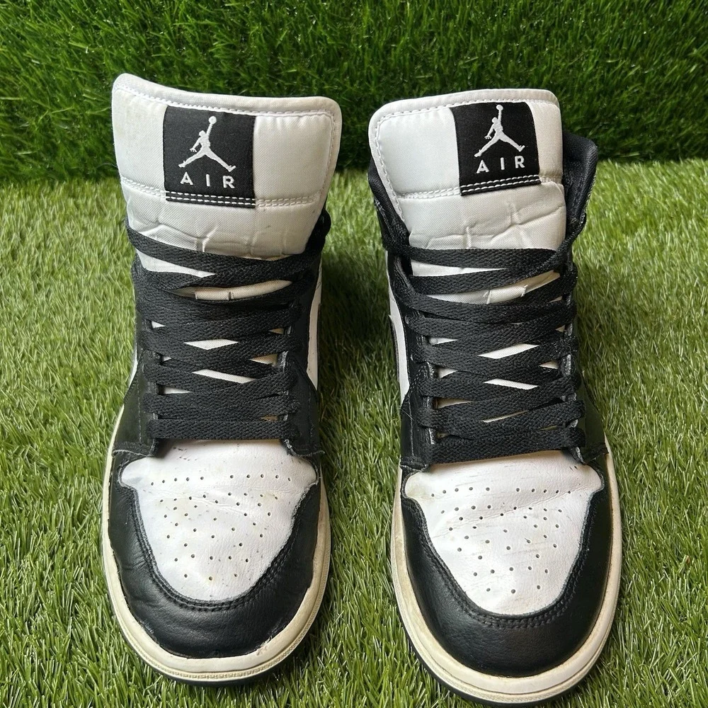 Nike‎ Air Jordan 1 Mid Panda Black White DV0991-101 Mens Size 9.5 Sneakers